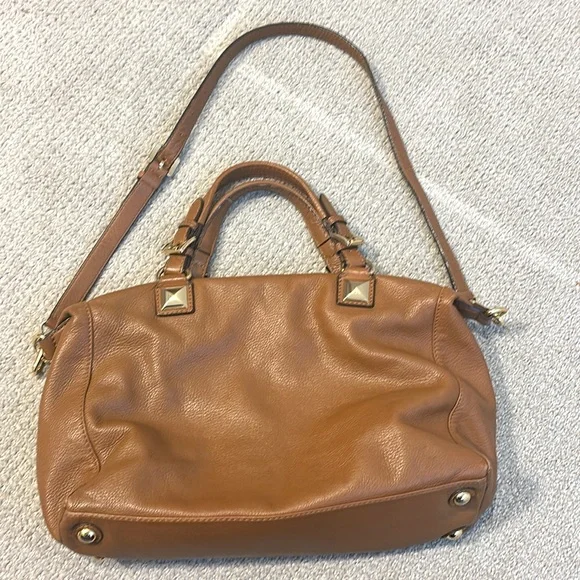 Michael Kors Pebbled Leather Brown Gold Tone Hardware - Picture 14 of 14